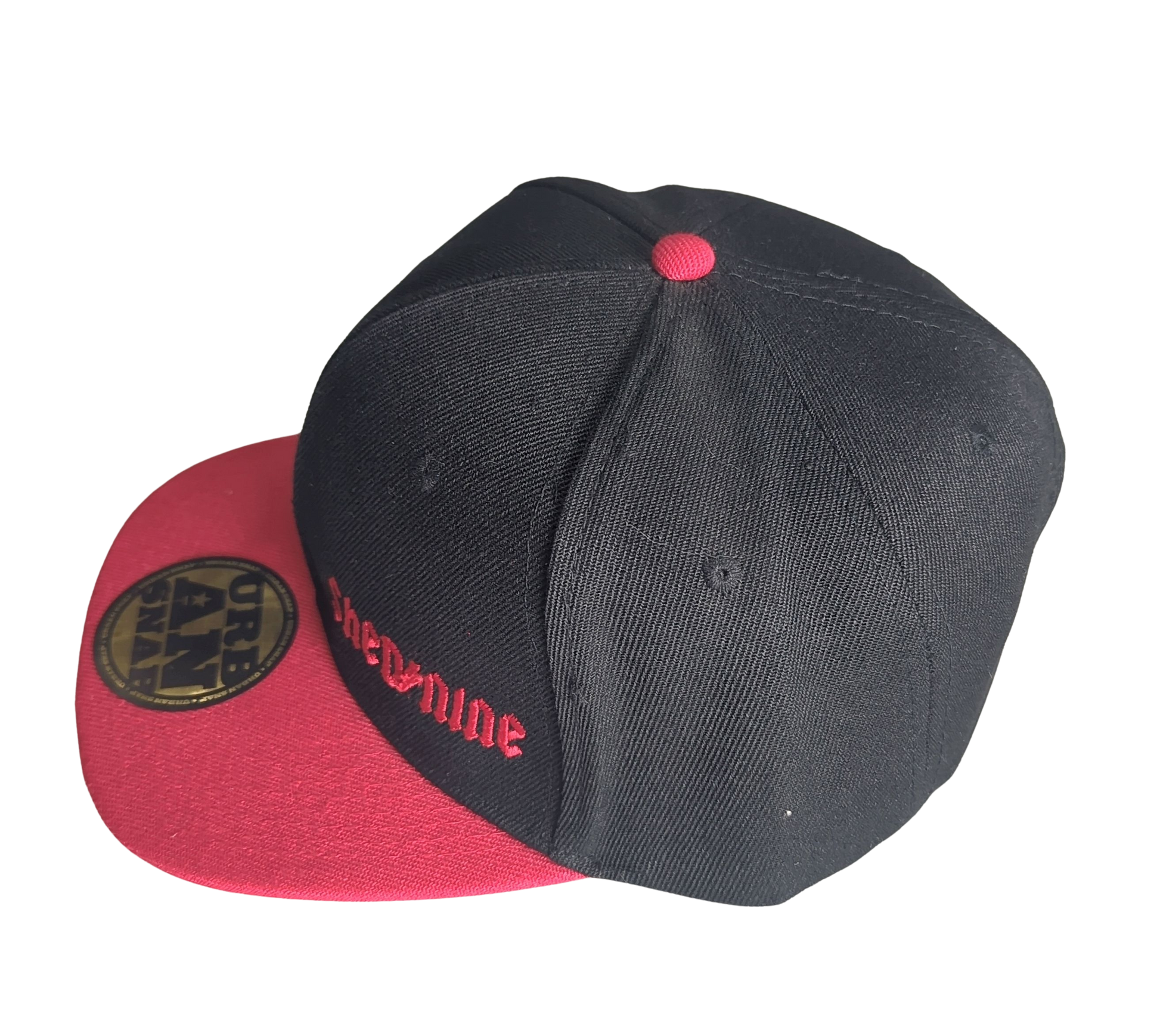 Shed Nine Black/Red Snap Back Cap - Shed Nine