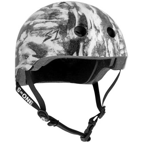S-One Helmet Lifer Black White Glitter/Bomba Hache