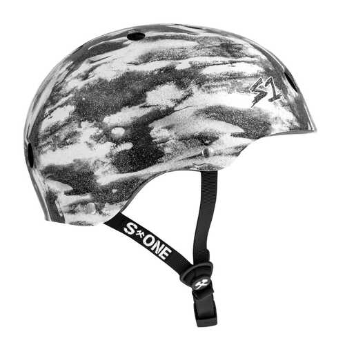 S-One Helmet Lifer Black White Glitter/Bomba Hache