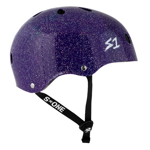 S-One Helmet Lifer Purple Gloss Glitter