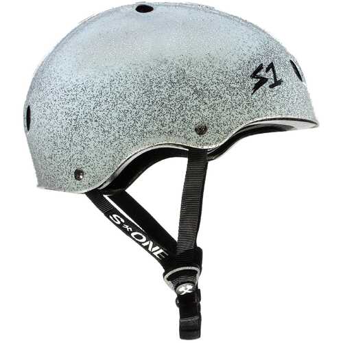 S-One Helmet Lifer White Glitter