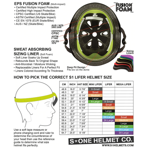 S-One Helmet Mega Lifer Navy Matte