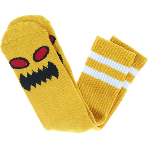 Toy Machine Socks Monster Face Sock Mustard