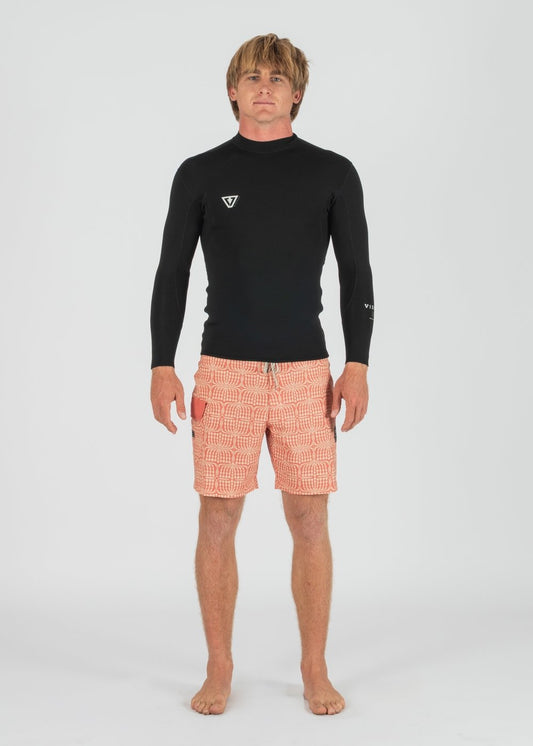 Vissla Natural Seas 1mm Long Sleeve Wetsuit Jacket in Black
