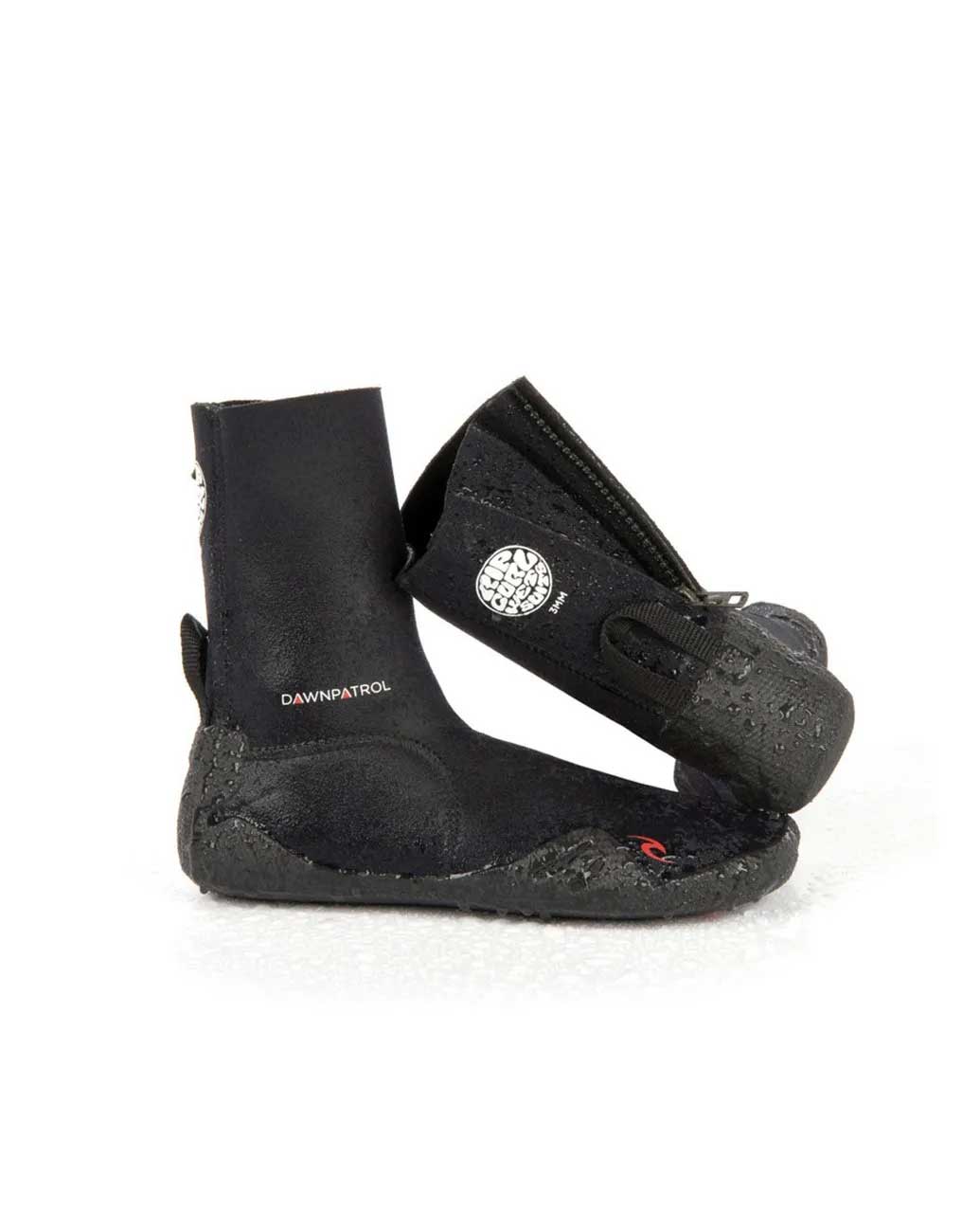 Rip Curl Junior Dawn Patrol 3mm Round Toe Boot - Black product view 1