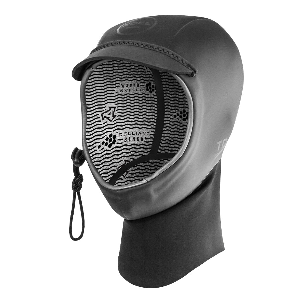 Xcel Drylock 3mm Wetsuit Hood - Black — manufacturer product image