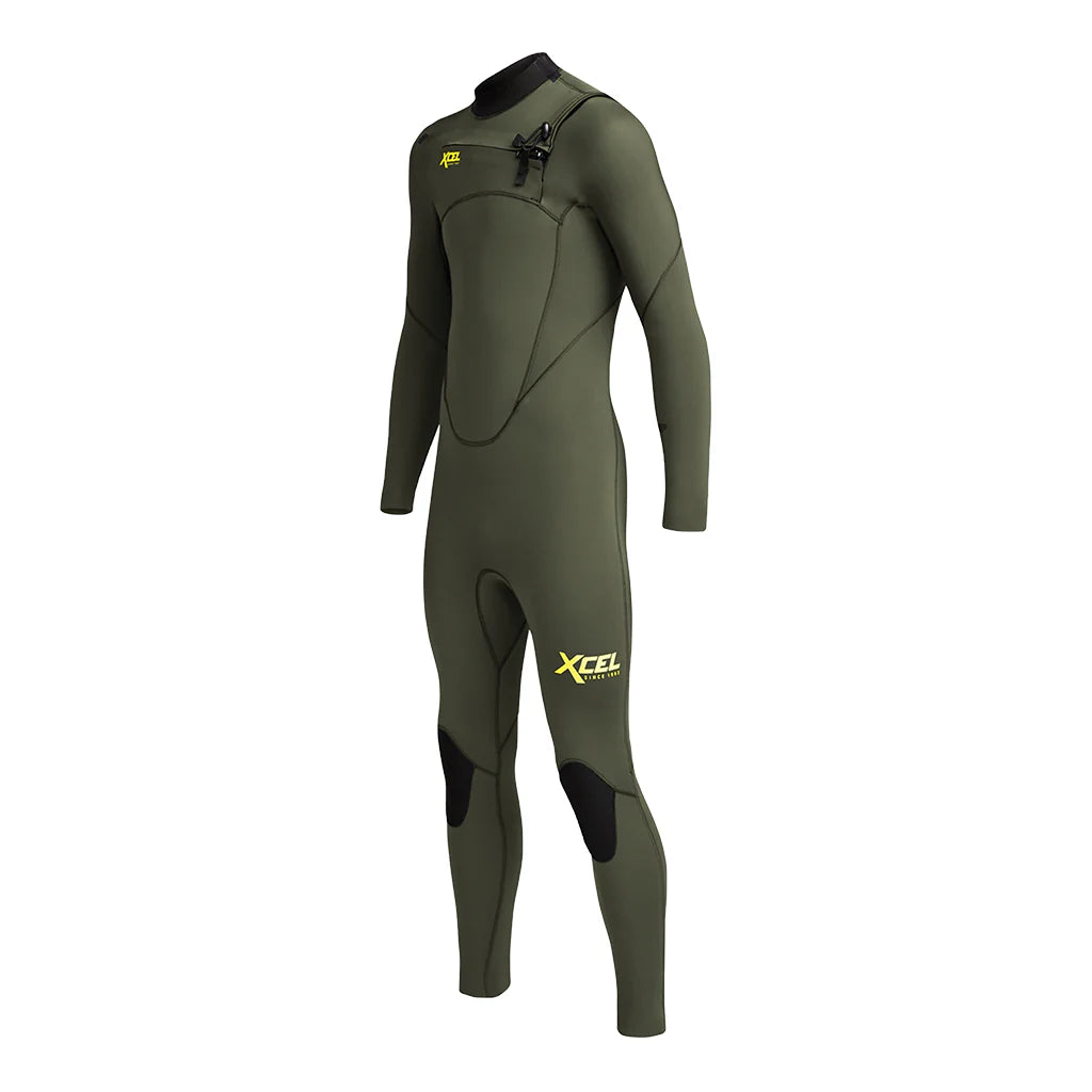 xcel-youth-comp-3-2mm-chest-zip-steamer-wetsuit-dark-forest shed nine