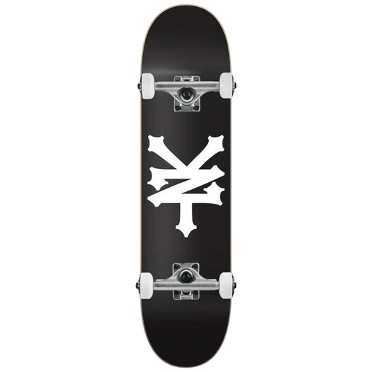 Zoo York 7.75" complete skateboard with black and white logo graphic