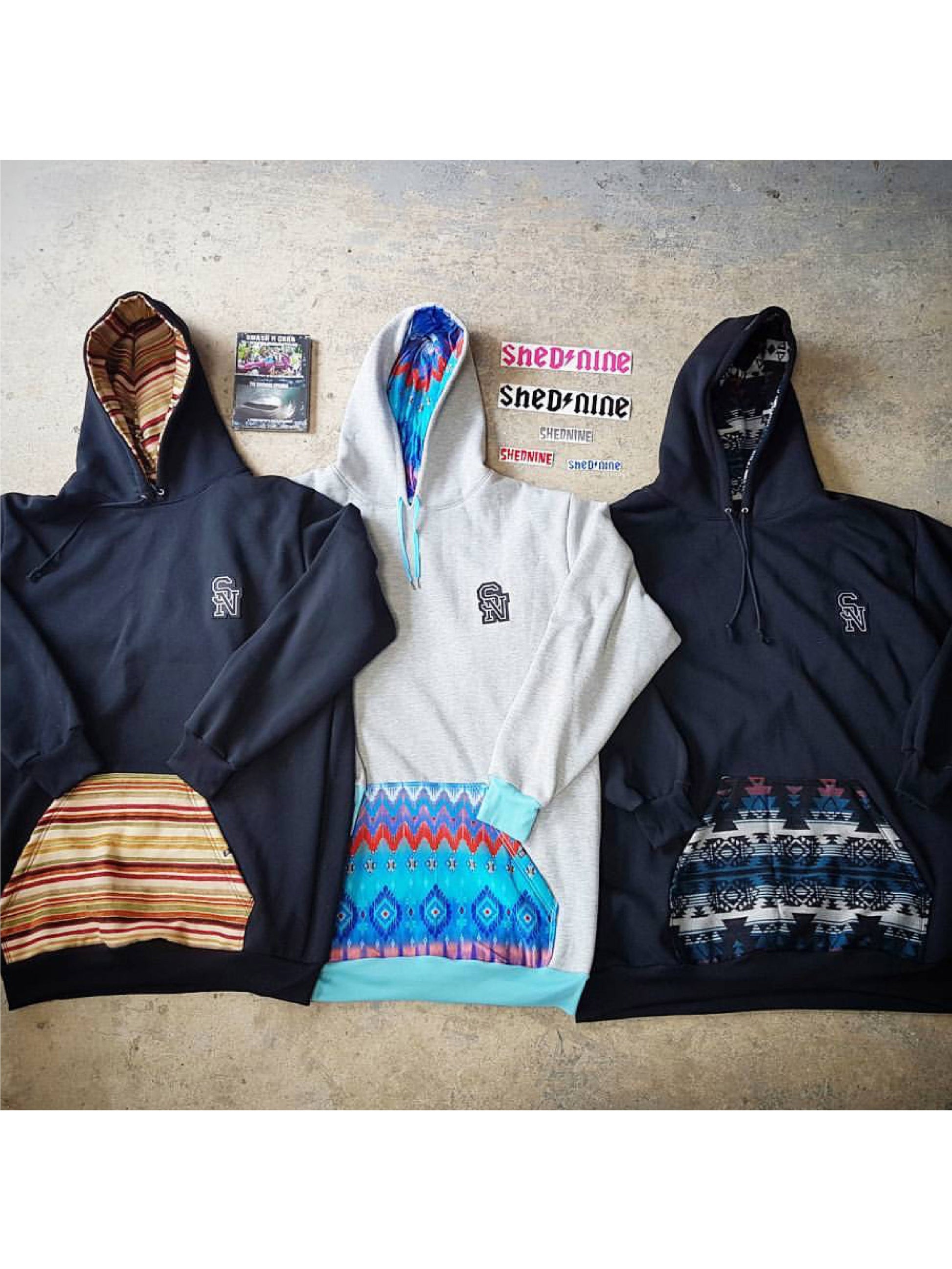 Custom, Super Thick, Aussie Handmade, Tall Hood (With Sleeve or Pocket Zippers) -  Apparel, Shed Nine, Shed Nine