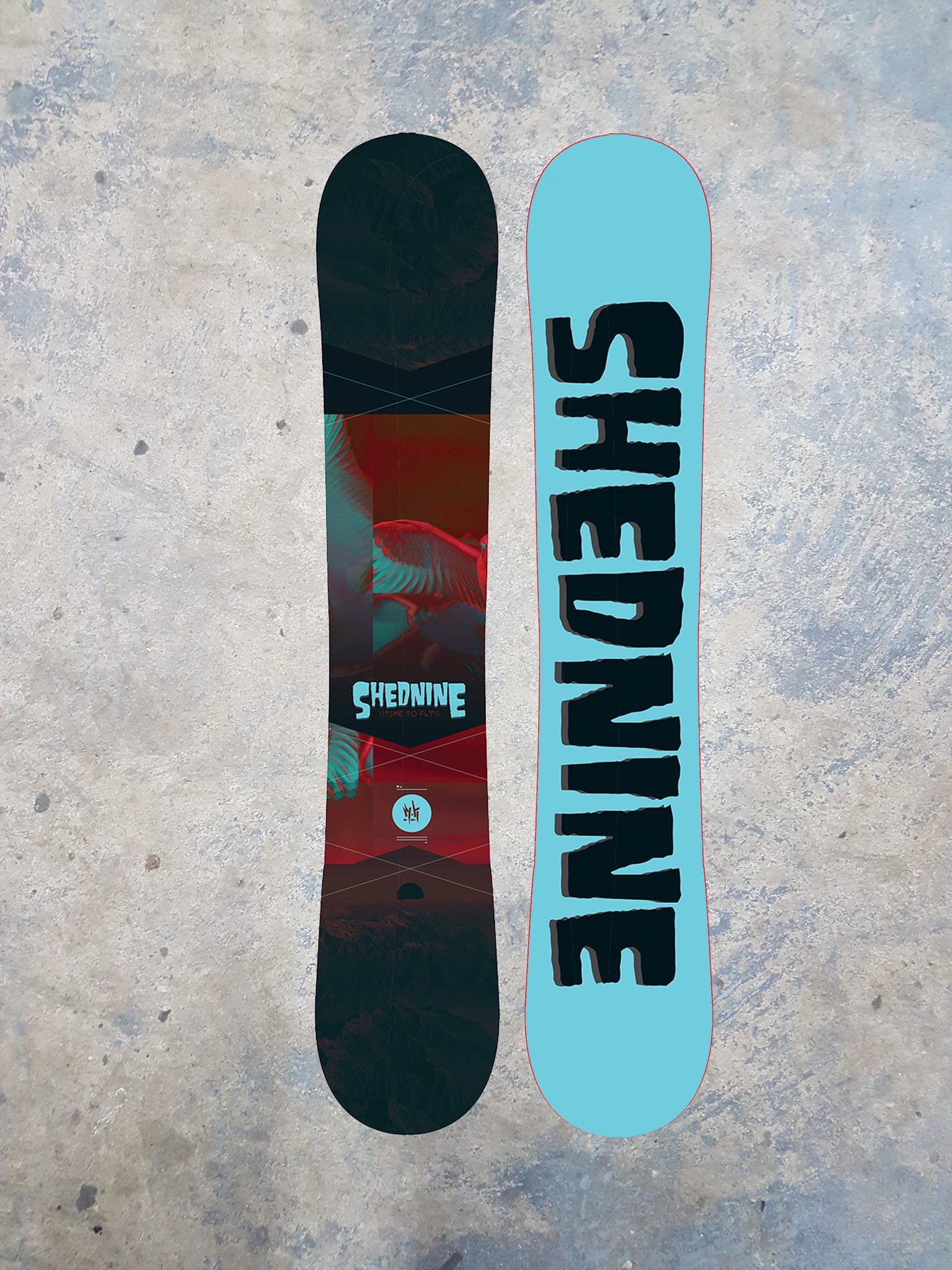 ShedNine "Time To Fly" Custom Snowboard -  Snowboard, Shed Nine, Shed Nine