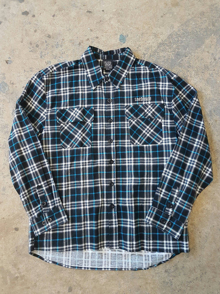 Mens Timeless Button Up Flannelette Check